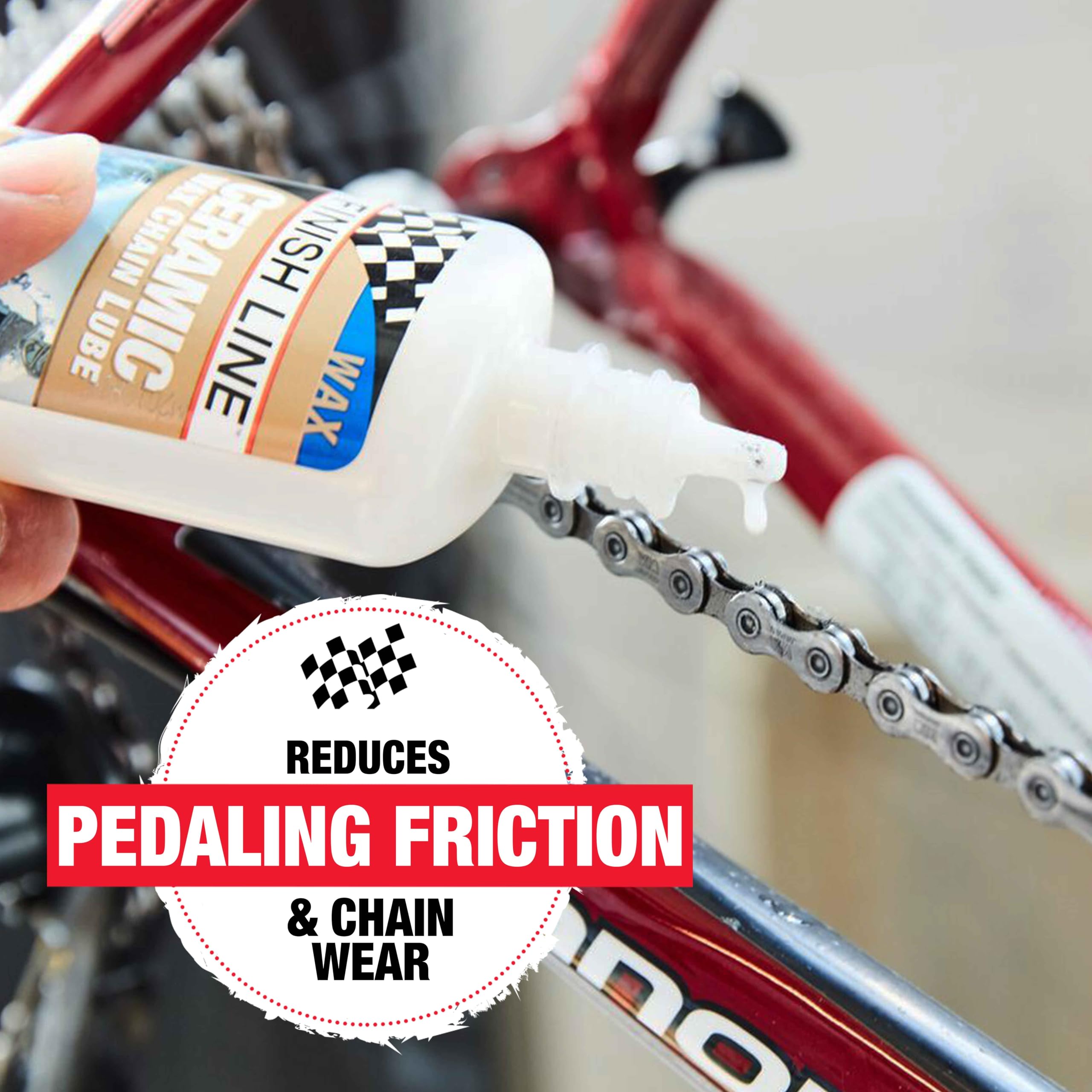 Finish Line Ceramic Wax Bicycle Chain Lube – Advanced Wax-Based Lubricant with Ceramic Boron Nitride for Smooth Performance in Dry Conditions - Image 5