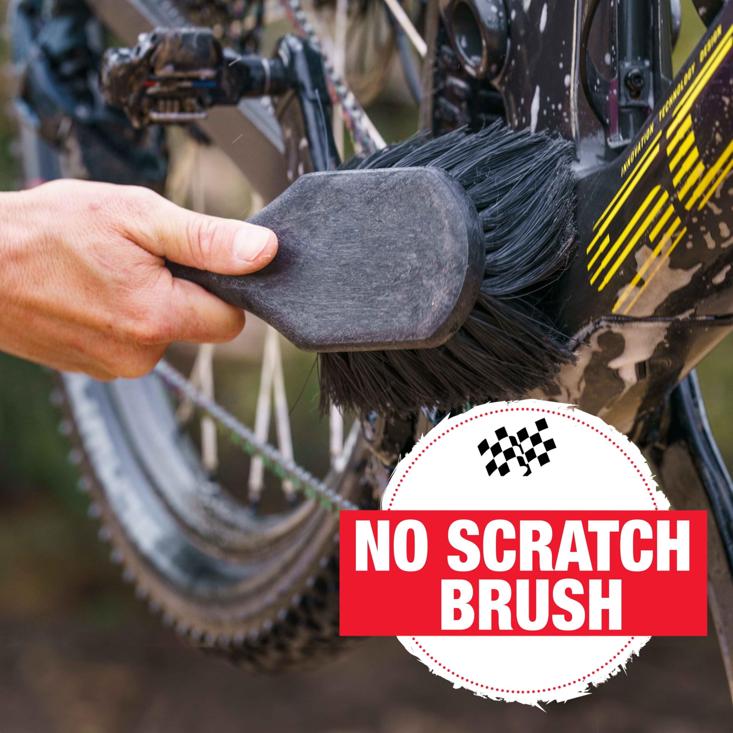 Finish Line Easy-Pro 5 Piece Mechanic’s Bicycle Cleaning Brush Set – Professional-Grade Kit with Chain Keeper, Durable Multi-Surface Brushes - Image 4