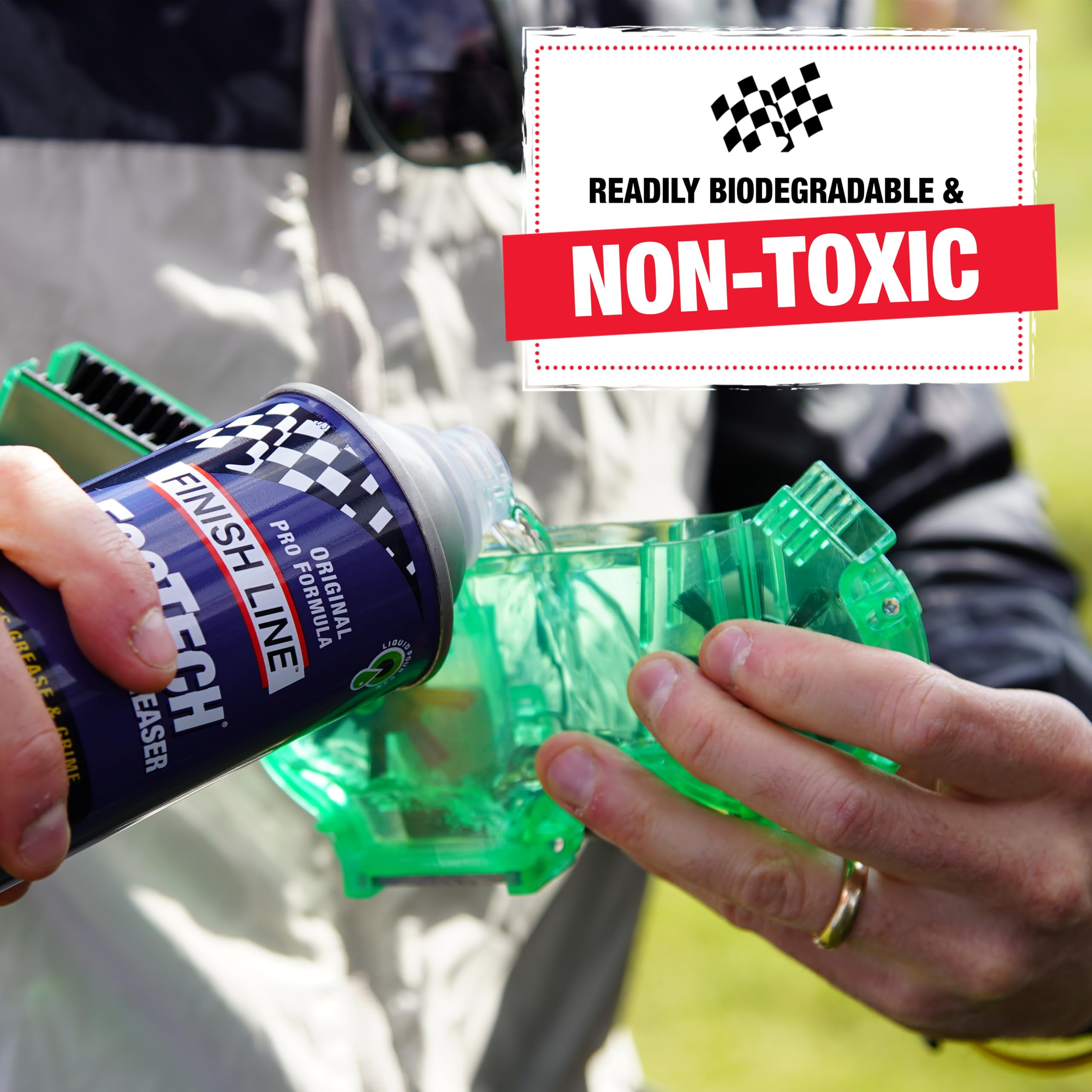 Finish Line EcoTech Bike Chain Degreaser Aerosol Spray, 12-Ounce - Image 4