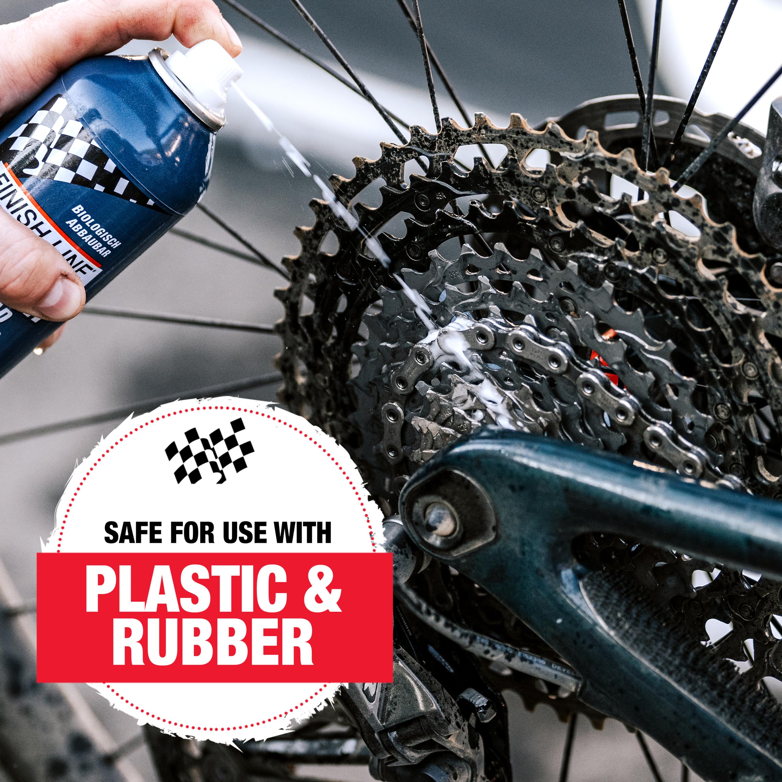 Finish Line EcoTech Bike Chain Degreaser Aerosol Spray, 12-Ounce - Image 5