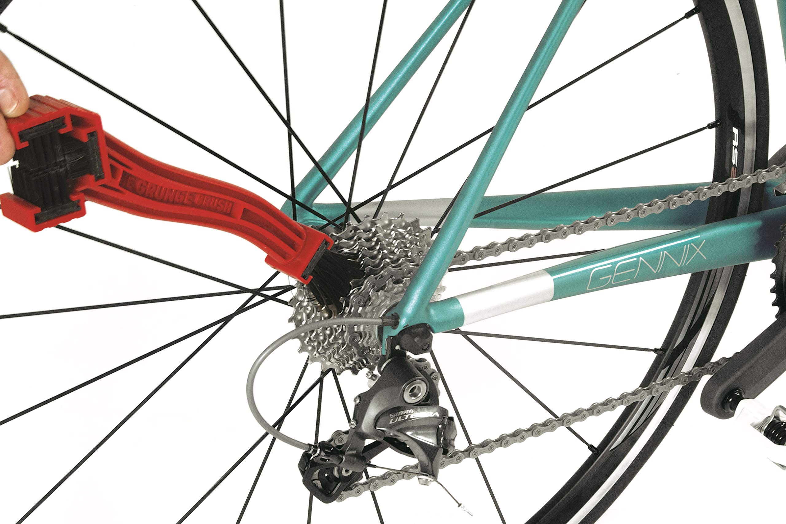 Finish Line Grunge Brush Bike Chain & Gear Cleaner – Dual-Sided Bristles for Chains, Cassettes & Hard-to-Reach Areas - Image 4