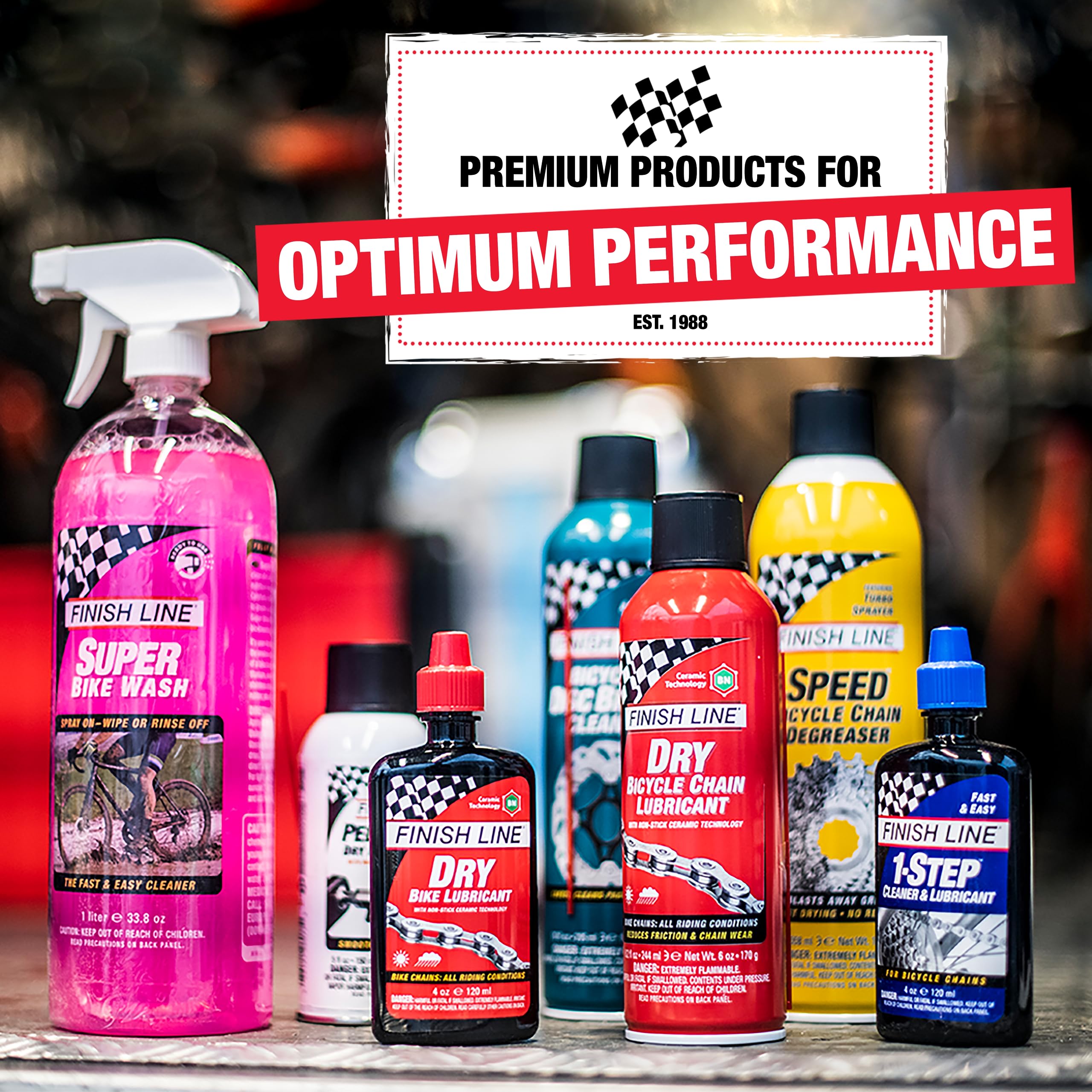 Finish Line Dry Bike Chain Lube – Ceramic Dry-Film Lubricant – Dirt & Dust Resistant - Image 5